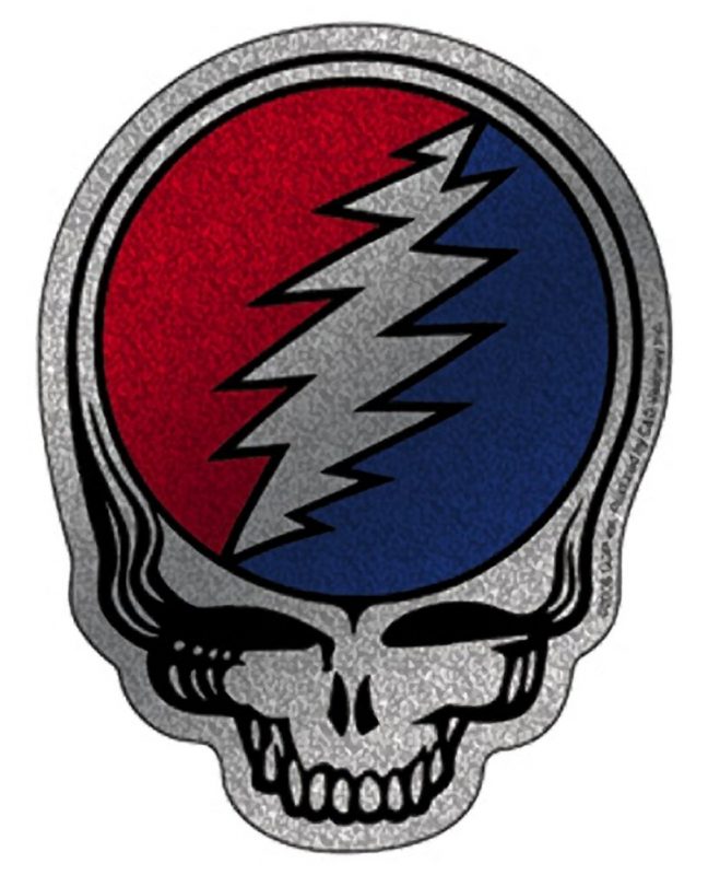 Grateful Dead Glitter Steal Your Face - Bumper Sticker / Decal - Peace ...