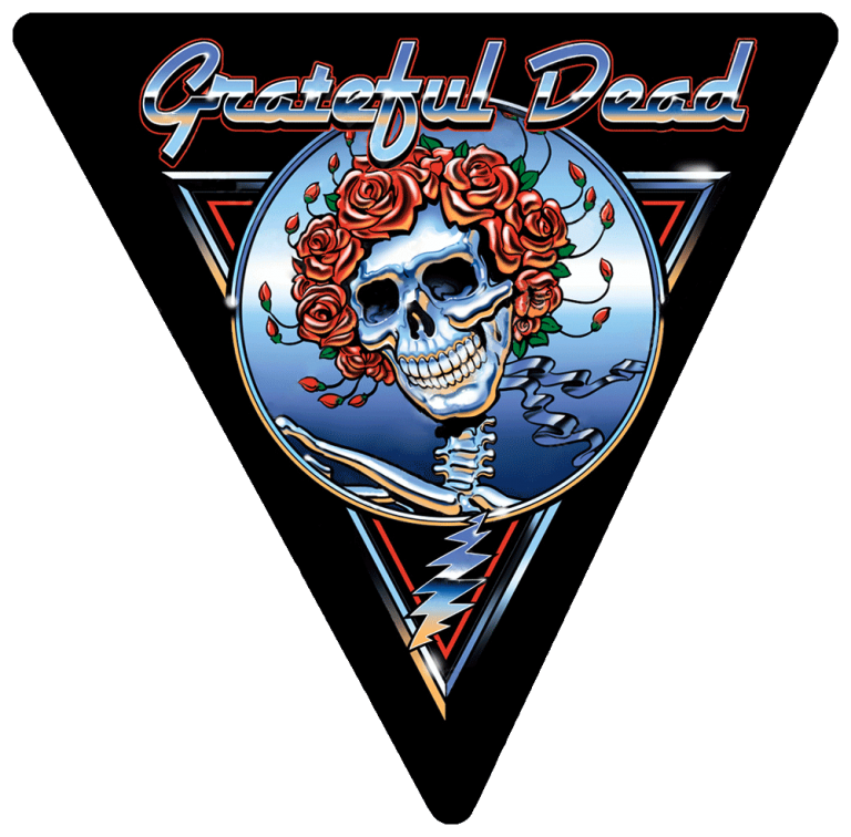 Grateful Dead Triangle Blue Bertha - Bumper Sticker / Decal - Peace ...