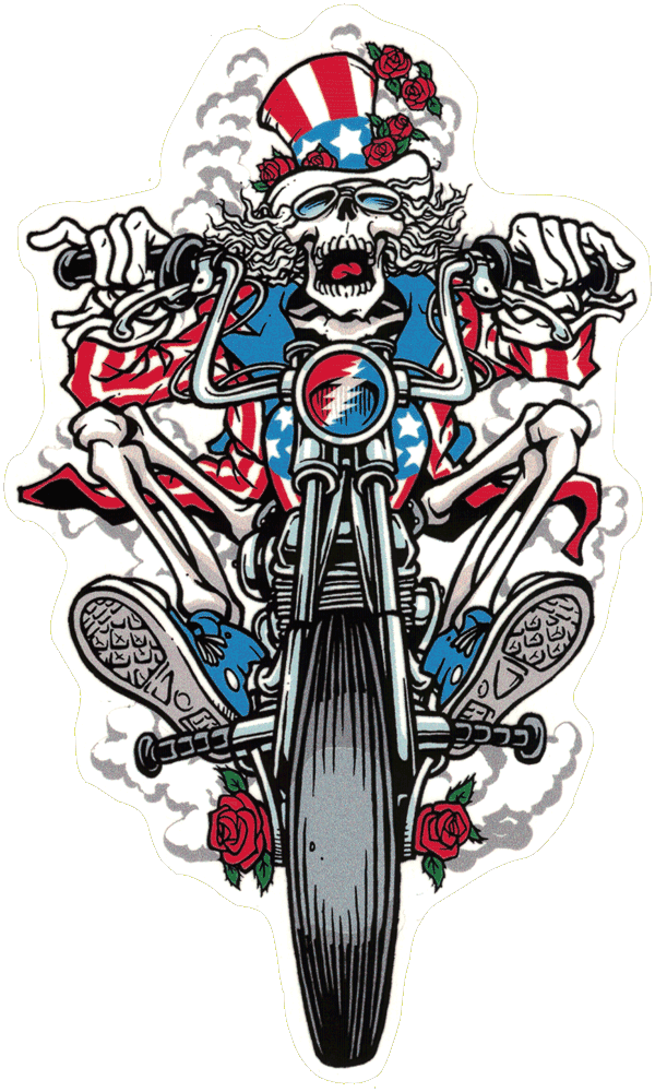 Grateful Dead Moto Sam - Bumper Sticker / Decal - Peace Resource Project