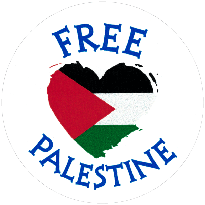 Free Palestine - Small Bumper Sticker / Decal or Magnet - Peace ...