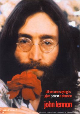 All We Are Saying Is Give Peace A Chance -John Lennon - Postcard ...