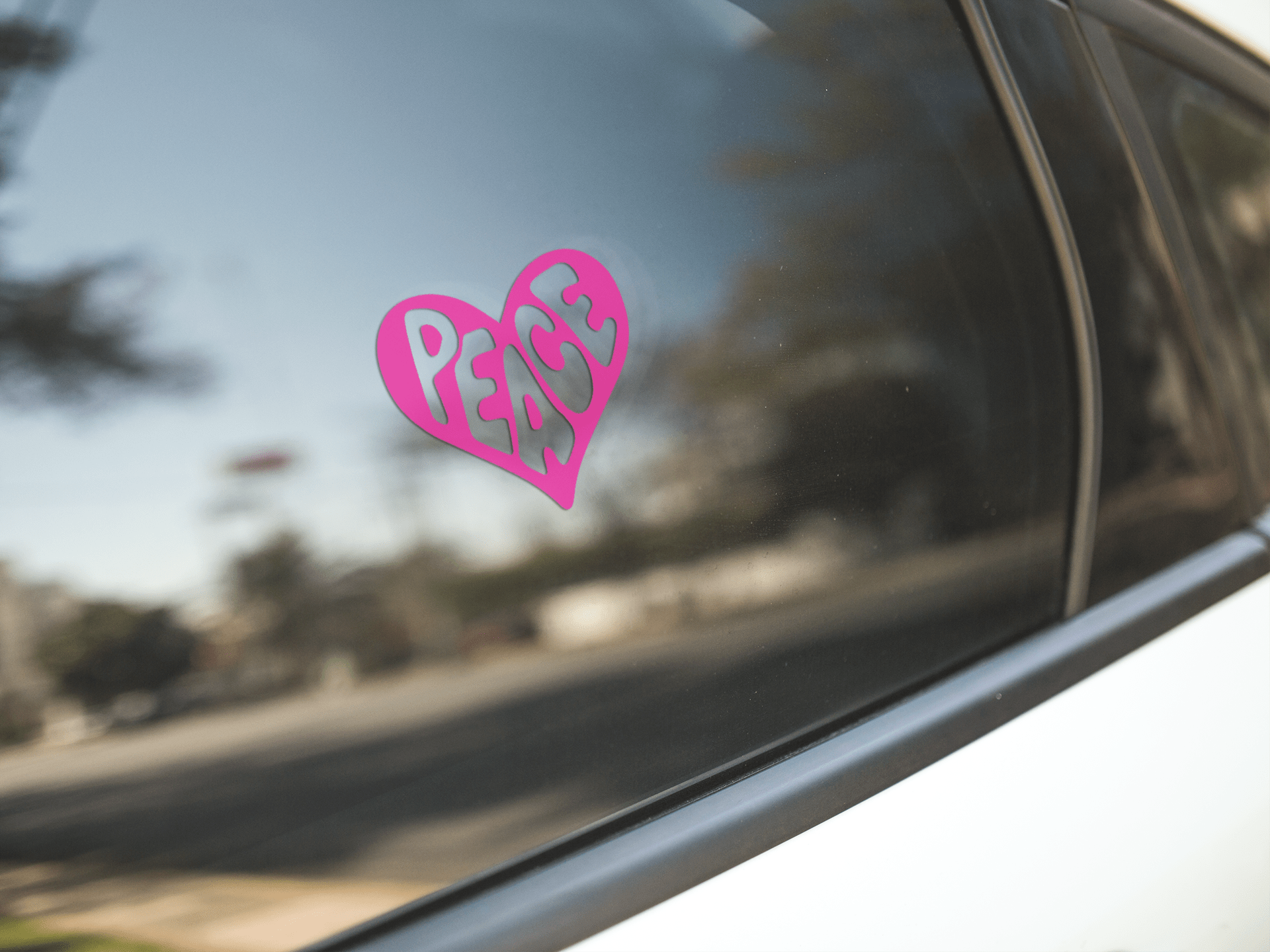  Pixelated Heart Vinyl Sticker - Select Size : Automotive