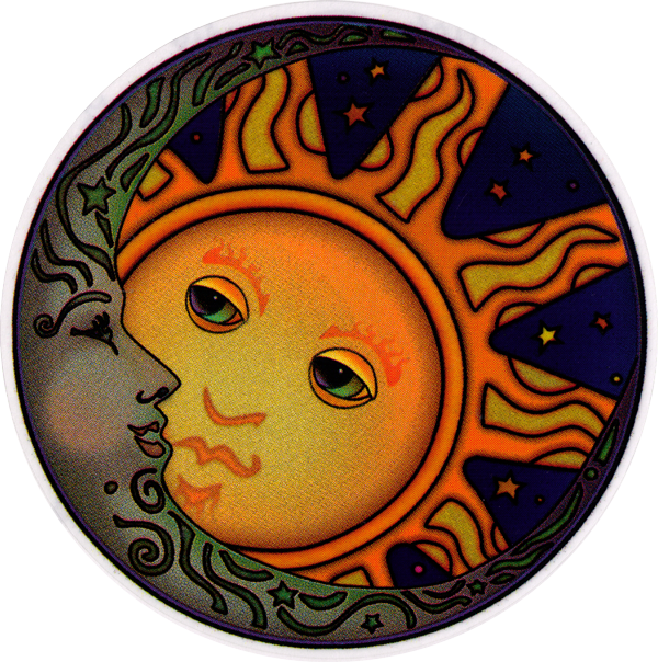 Moon Tales - Window Sticker / Decal - Peace Resource Project